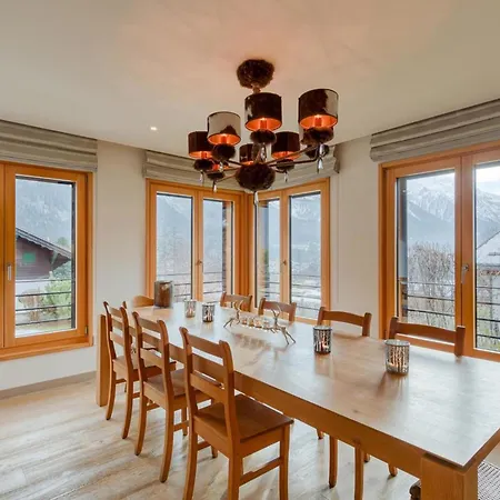 Luxury Sleeps 10 Mont Blanc View Hammam Domek alpejski *