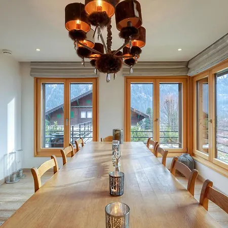 Domek alpejski Luxury Sleeps 10 Mont Blanc View Hammam