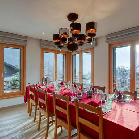 Luxury Sleeps 10 Mont Blanc View Hammam
